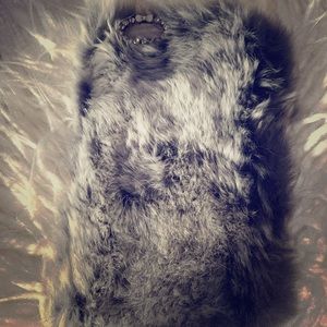 Boujee Grey Furry IPhone 6s Plus case